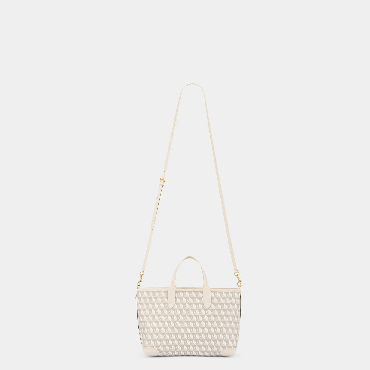 I Am A Plastic Bag XS Zipped Motif Cross-body Tote
