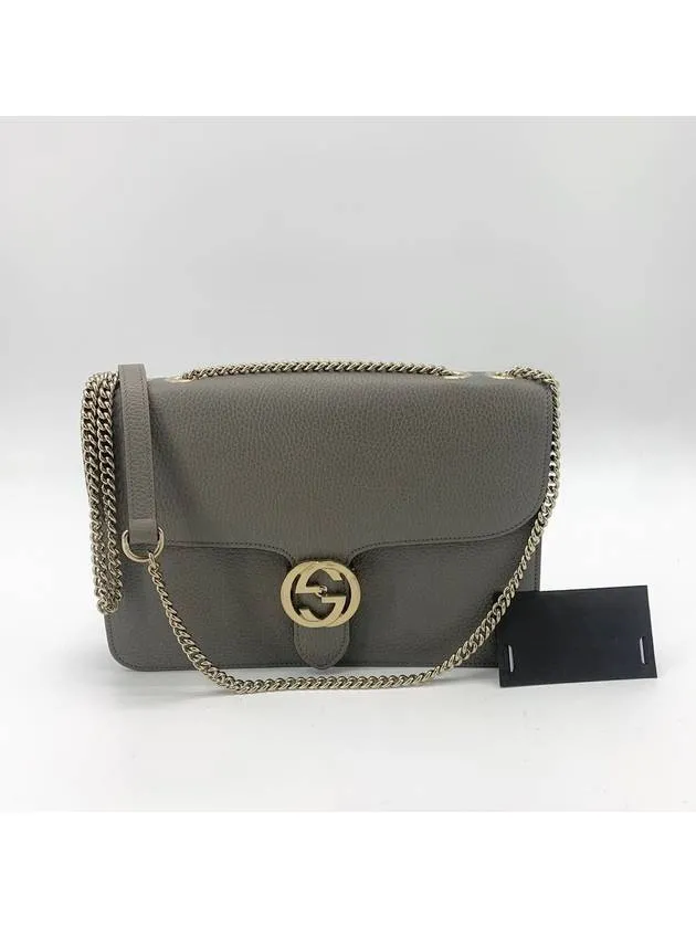 Interlocking medium shoulder bag 510303