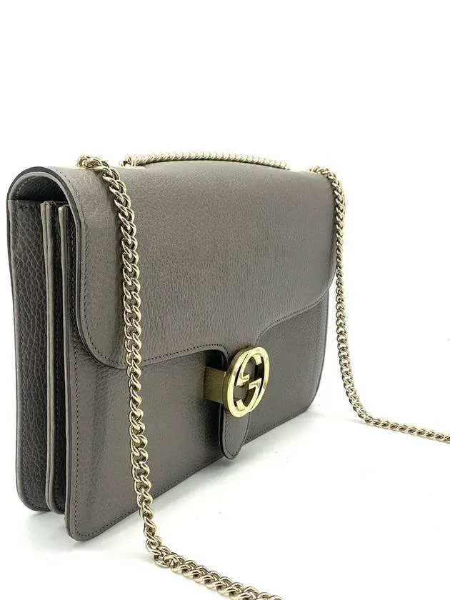Interlocking medium shoulder bag 510303