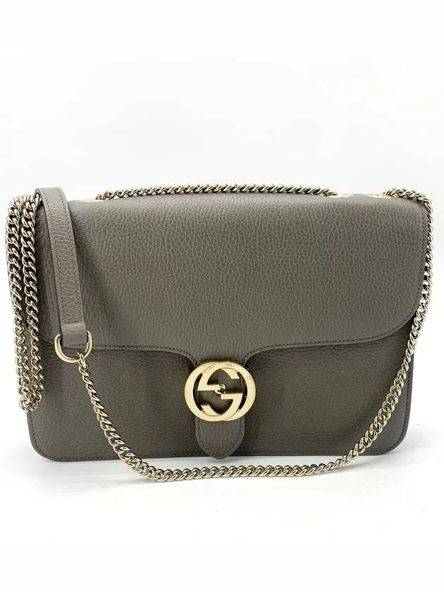 Interlocking medium shoulder bag 510303