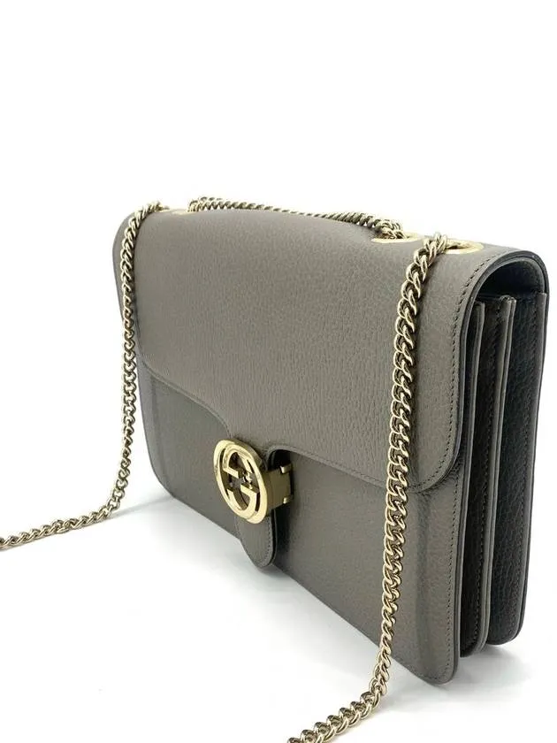 Interlocking medium shoulder bag 510303
