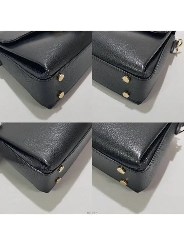 Interlocking top handle small chain shoulder bag 510302