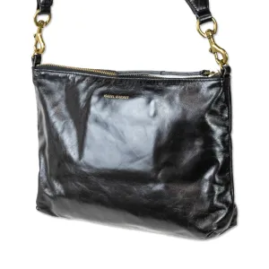 Isabel Marant Black Leather Shoulder Bag