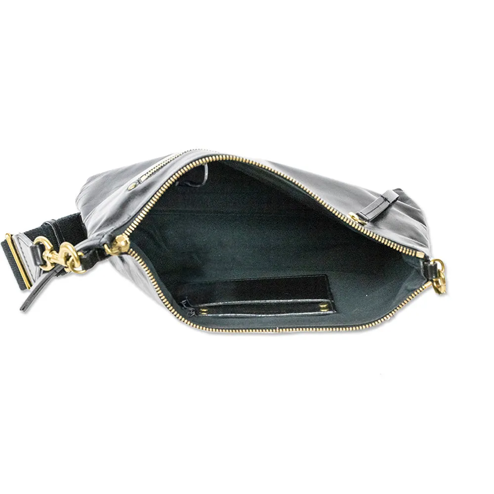 Isabel Marant Black Leather Shoulder Bag