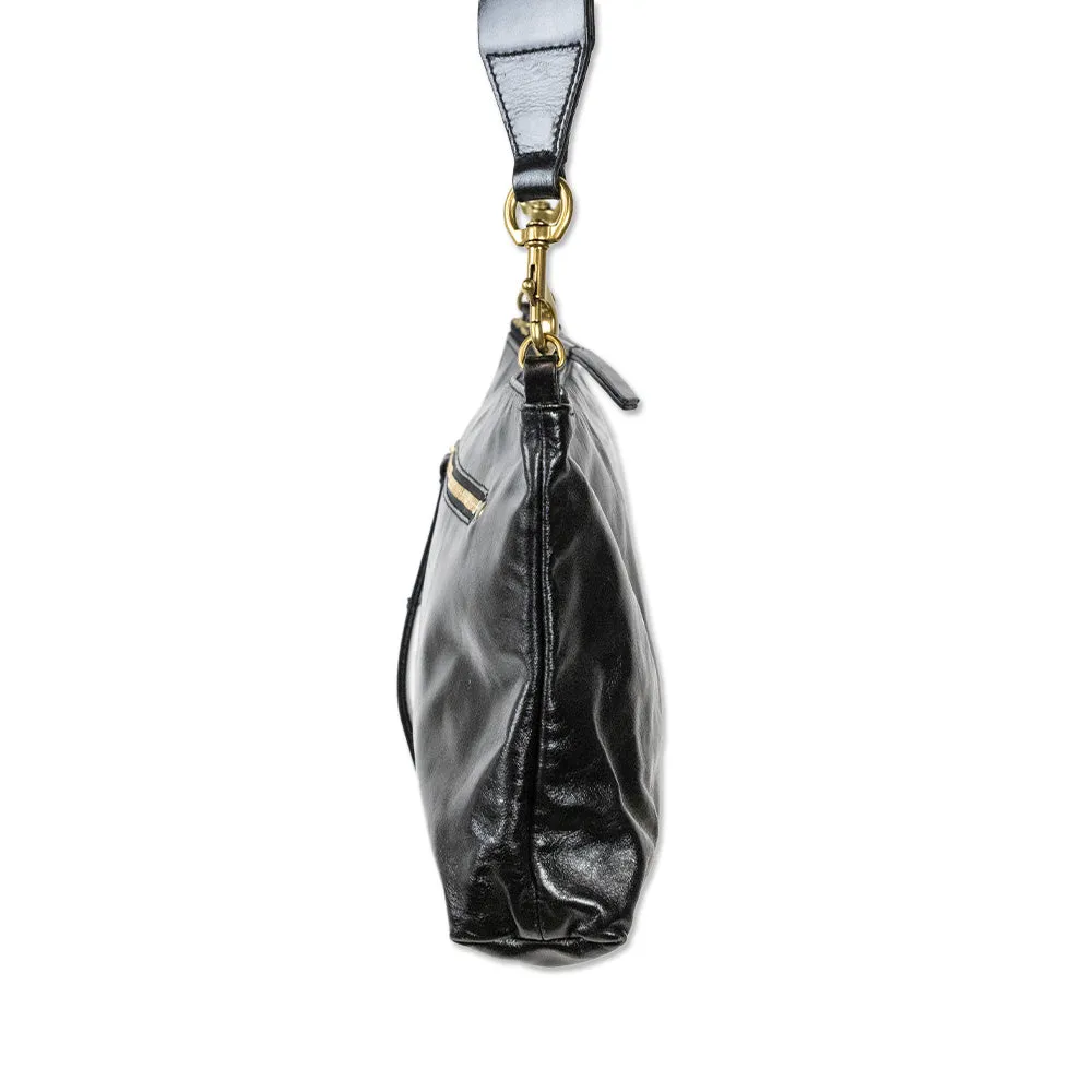 Isabel Marant Black Leather Shoulder Bag