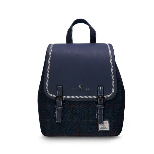 Islander Large Jura Backpack with Harris Tweed