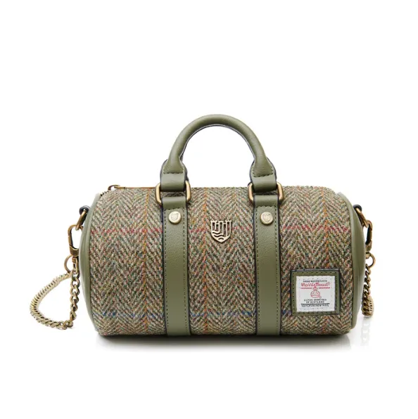 Islander Mini Duffel Bag with Harris Tweed