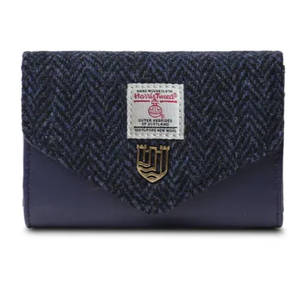 Islander Small Clasp Purse with Harris Tweed