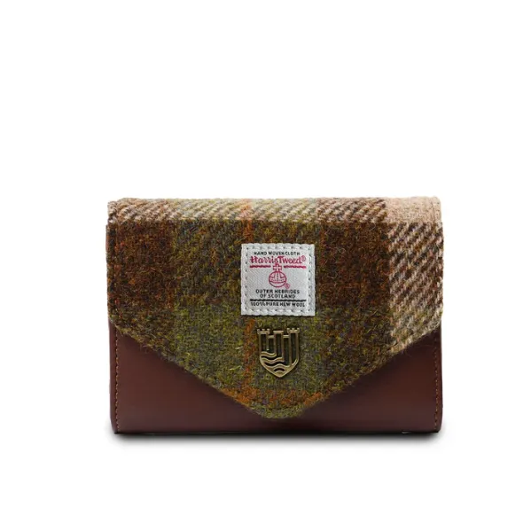 Islander Small Clasp Purse with Harris Tweed
