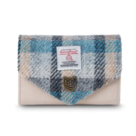 Islander Small Clasp Purse with Harris Tweed