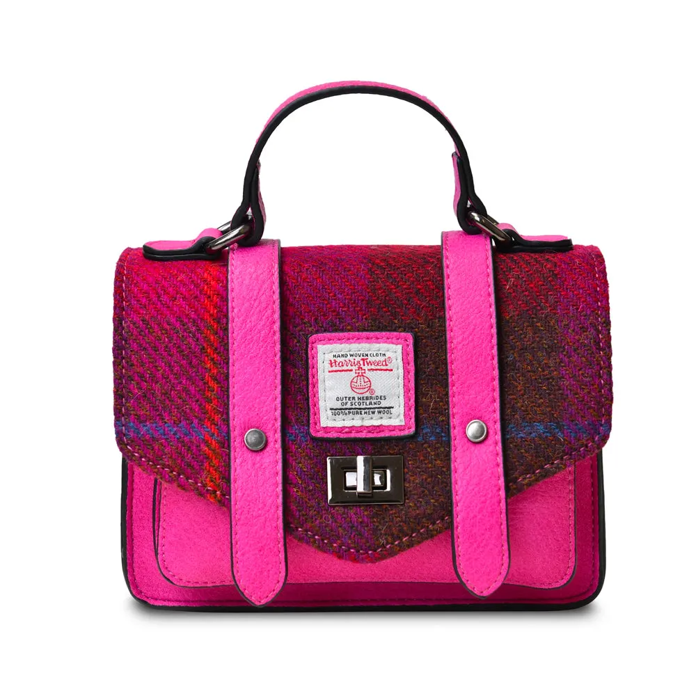 Islander Tartan Baby Satchel with Harris Tweed