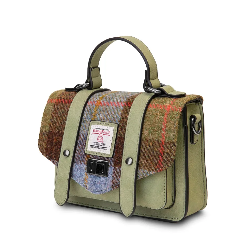 Islander Tartan Baby Satchel with Harris Tweed
