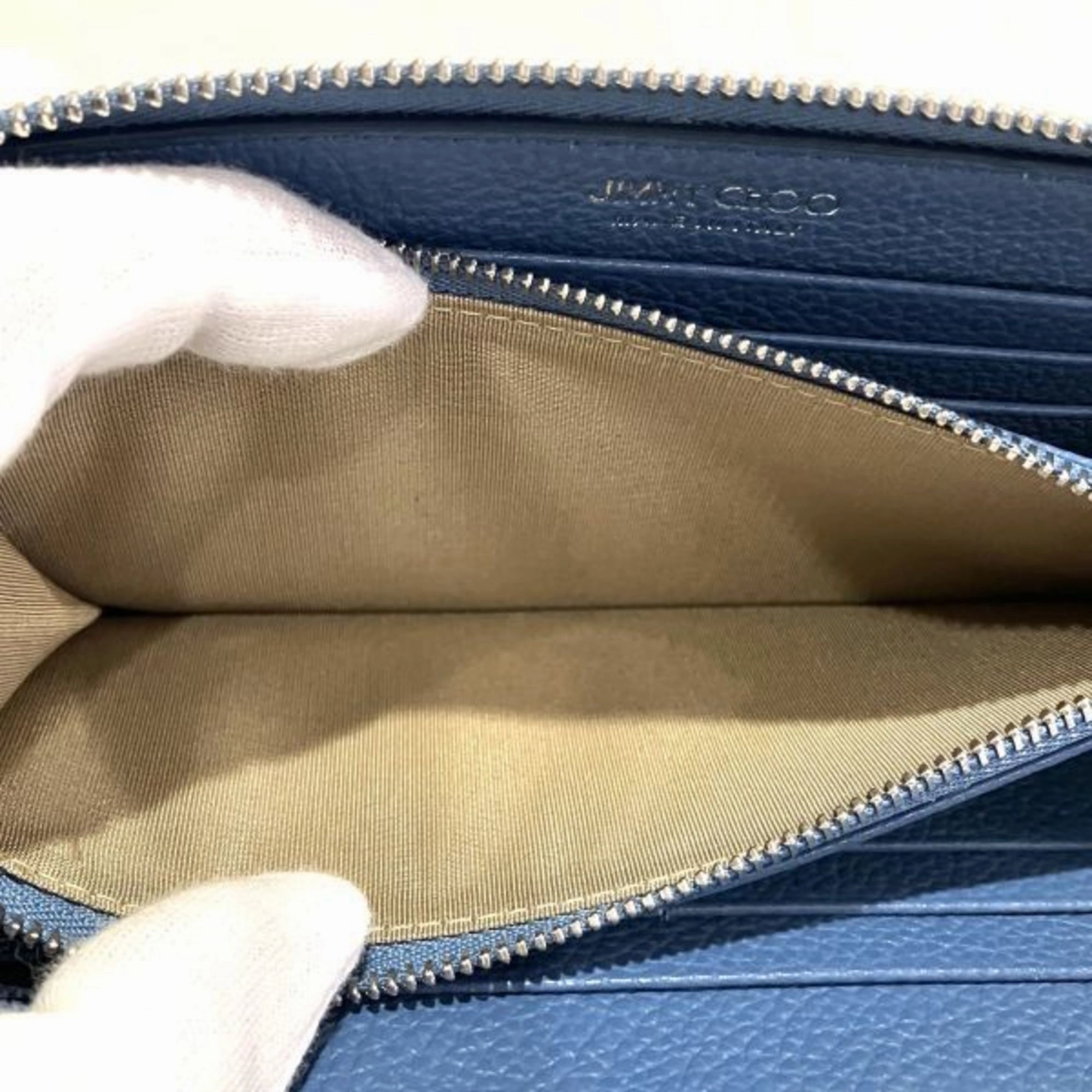 Jimmy Choo Leather Long Wallet (Bi-Fold) (Pre-Owned)