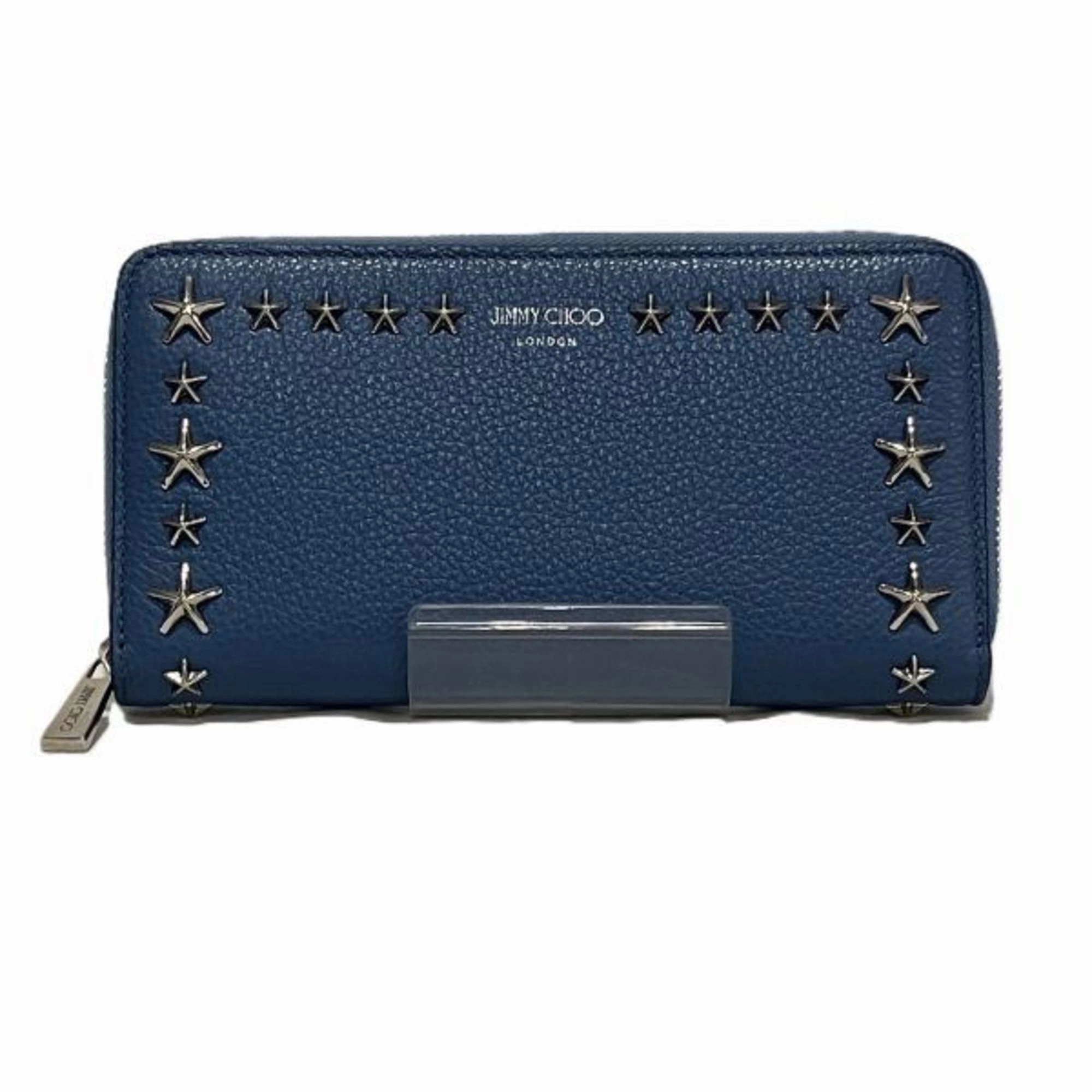 Jimmy Choo Leather Long Wallet (Bi-Fold) (Pre-Owned)