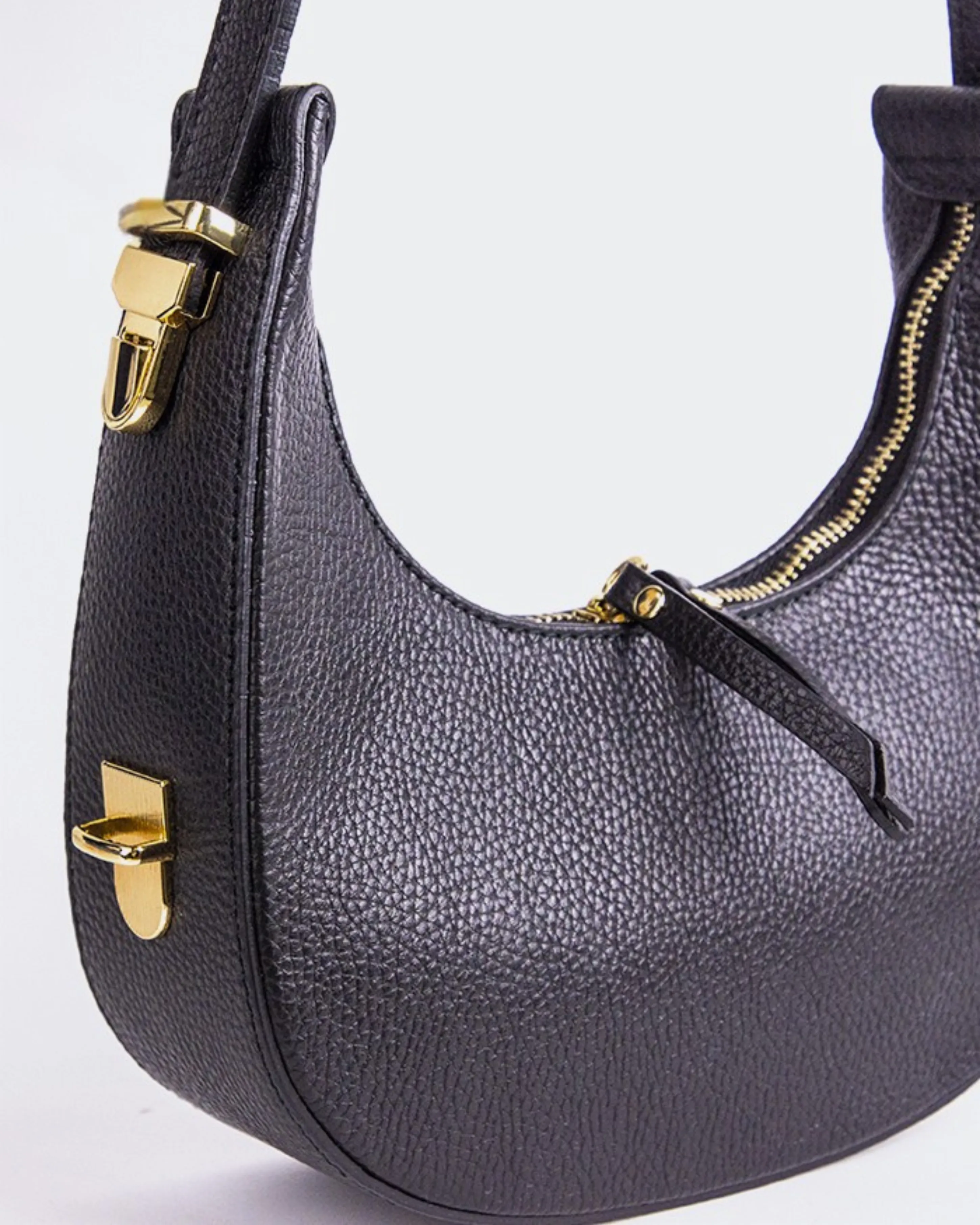 Josette Black Leather