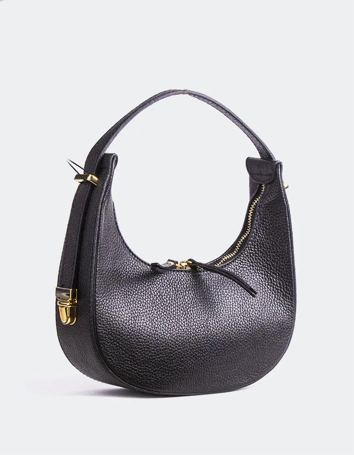 Josette Black Leather