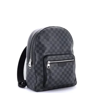 Josh Backpack Damier Graphite