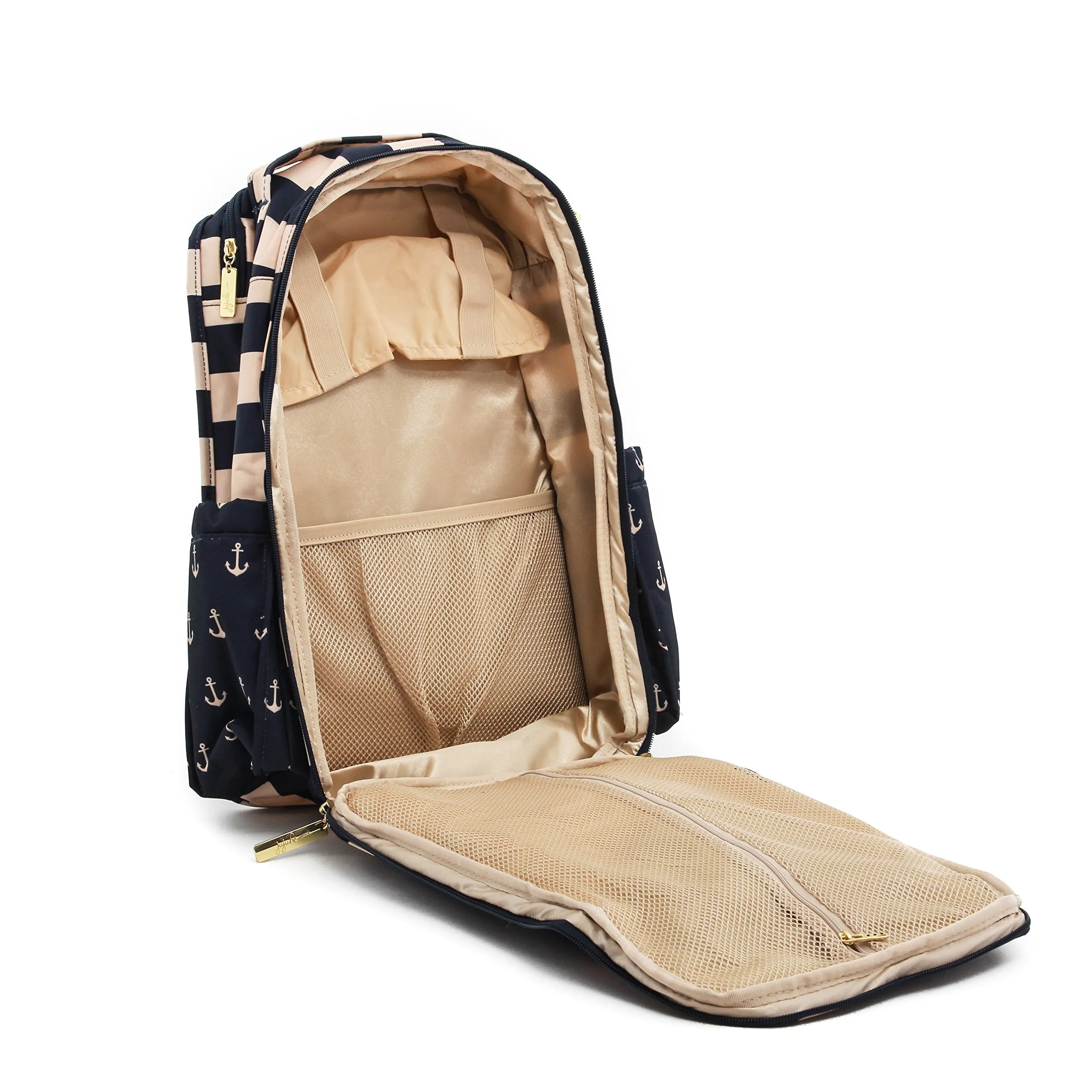 Ju-Ju-Be Legacy Nautical Collection Be Right Back Backpack Diaper Bag The Admiral