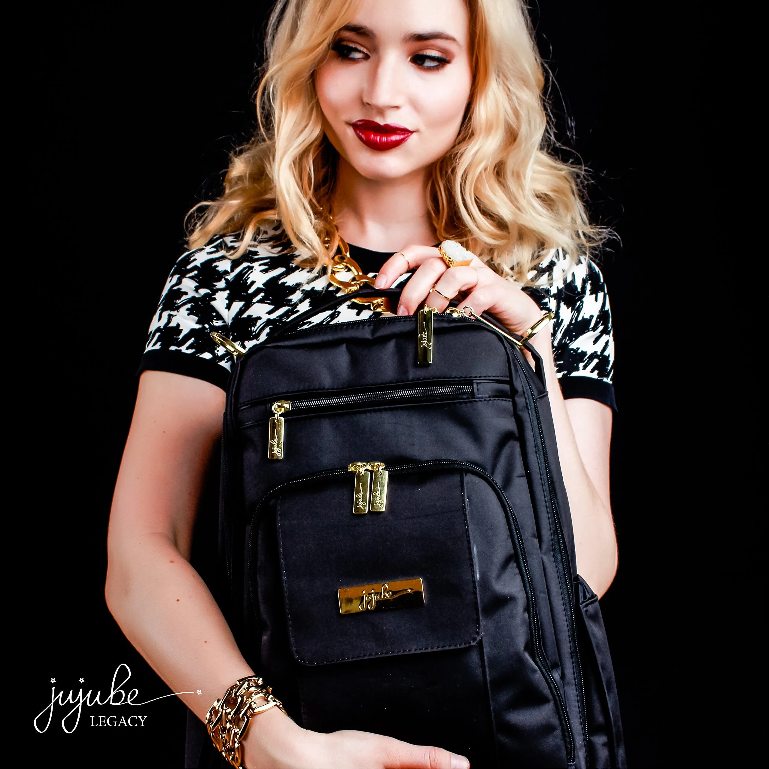 Ju-Ju-Be Legacy Nautical Collection Be Right Back Backpack Diaper Bag The Admiral