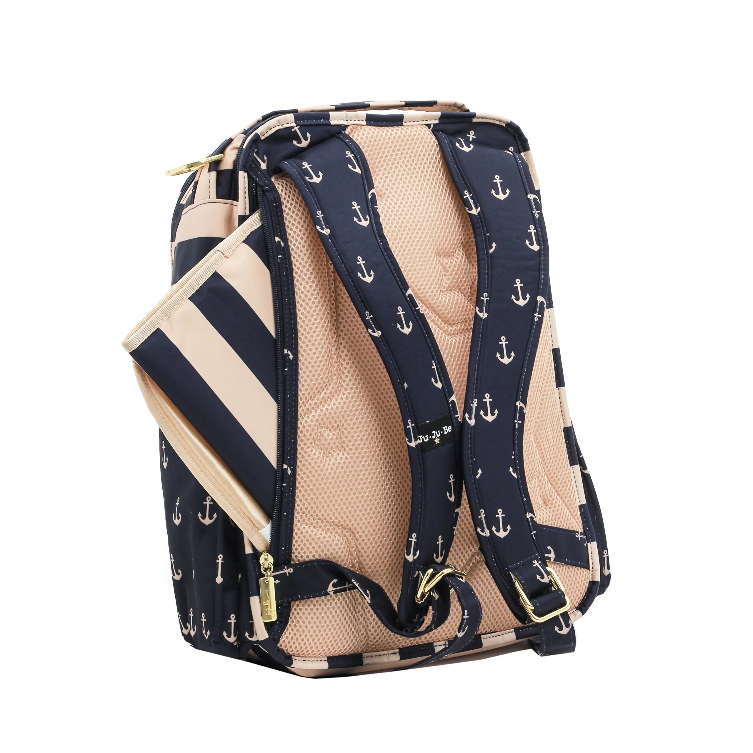 Ju-Ju-Be Legacy Nautical Collection Be Right Back Backpack Diaper Bag The Admiral