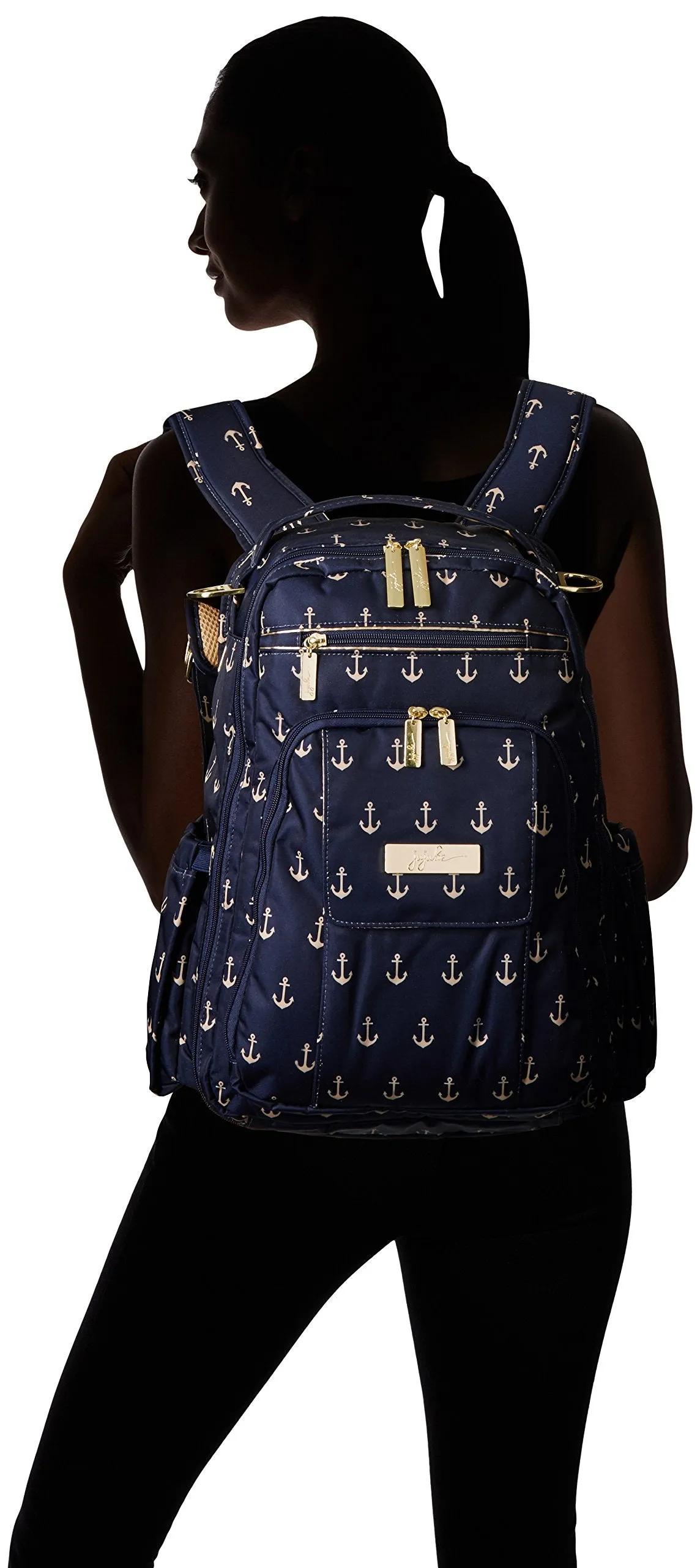 Ju-Ju-Be Legacy Nautical Collection Be Right Back Backpack Diaper Bag The Admiral