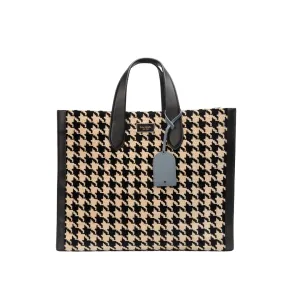 Kate Spade Black Multi Manhattan Large Tote