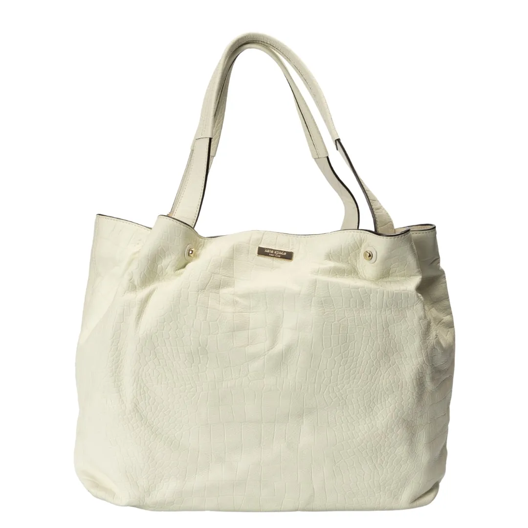 Kate Spade Croc Pattern Leather Tote Bag