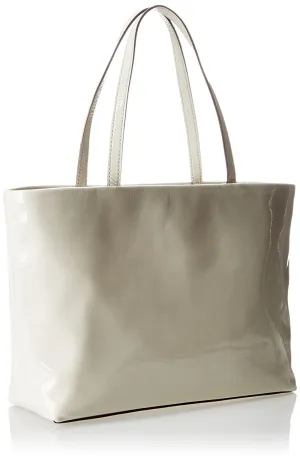 Kate Spade New York Veranda Place Patent Small Evie Tote Vanilla Sky