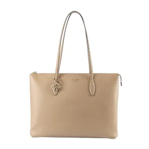 Kate Spade Taupe Leather All Day Zip Tote