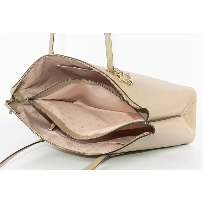 Kate Spade Taupe Leather All Day Zip Tote