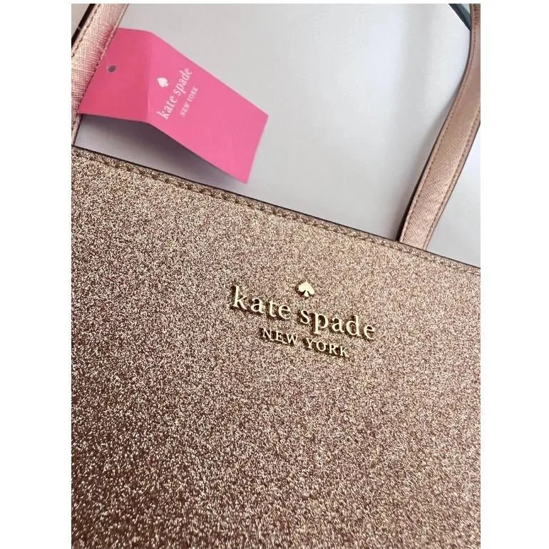 Kate Spade Tinsel Glitter Fabric Tote