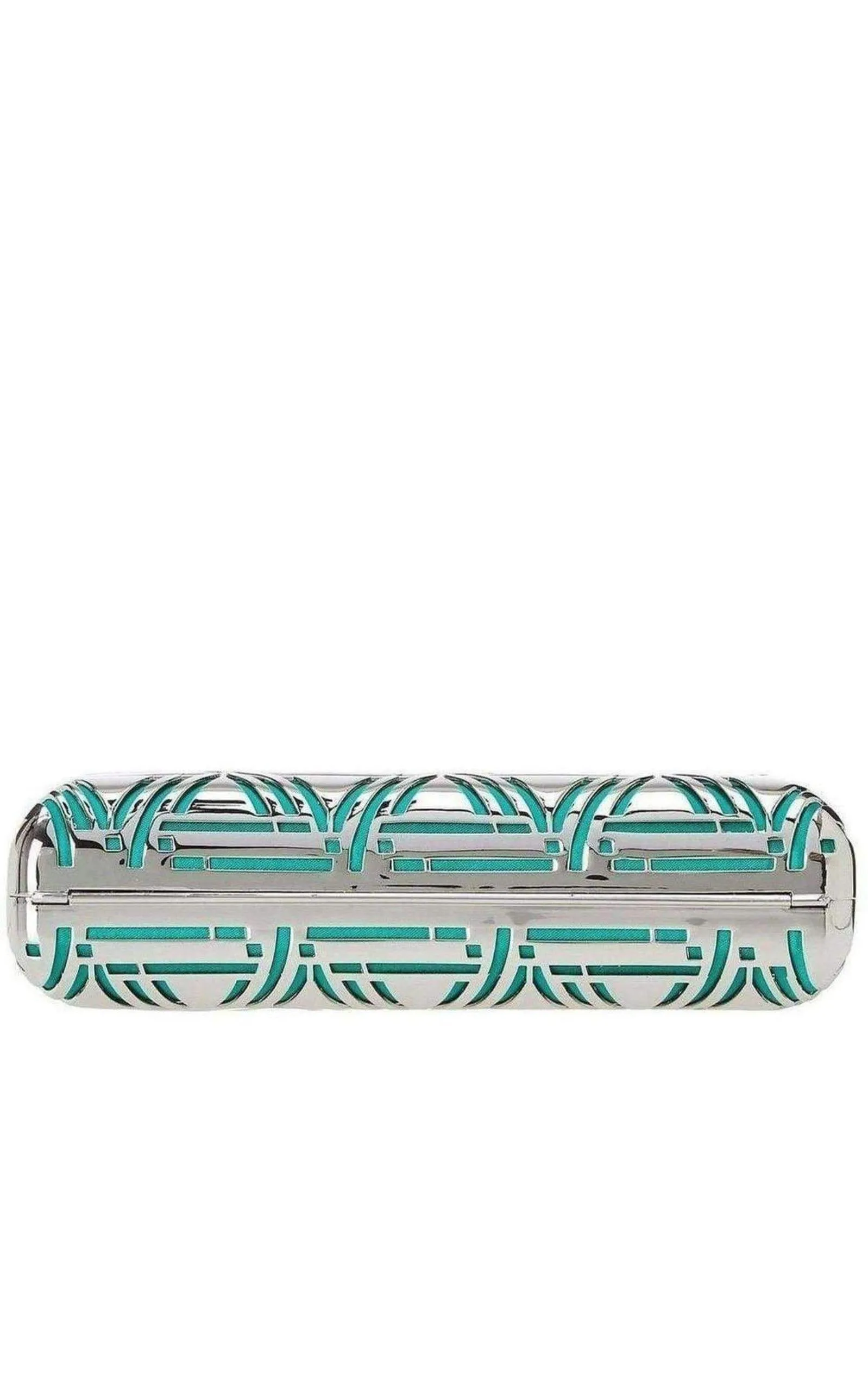 Kerri Metal Triangle Cage Clutch