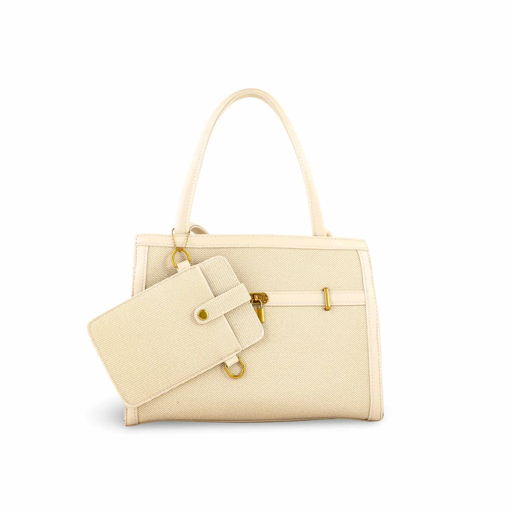 Khaki Formal Hand Bag For Women P36157