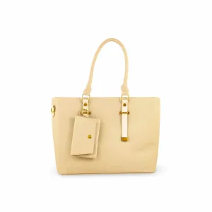 Khaki Formal Hand Bag P36156