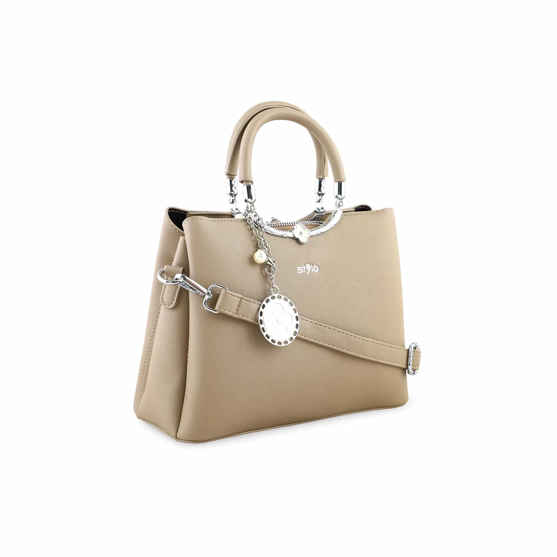 Khaki Formal Hand Bag P36257