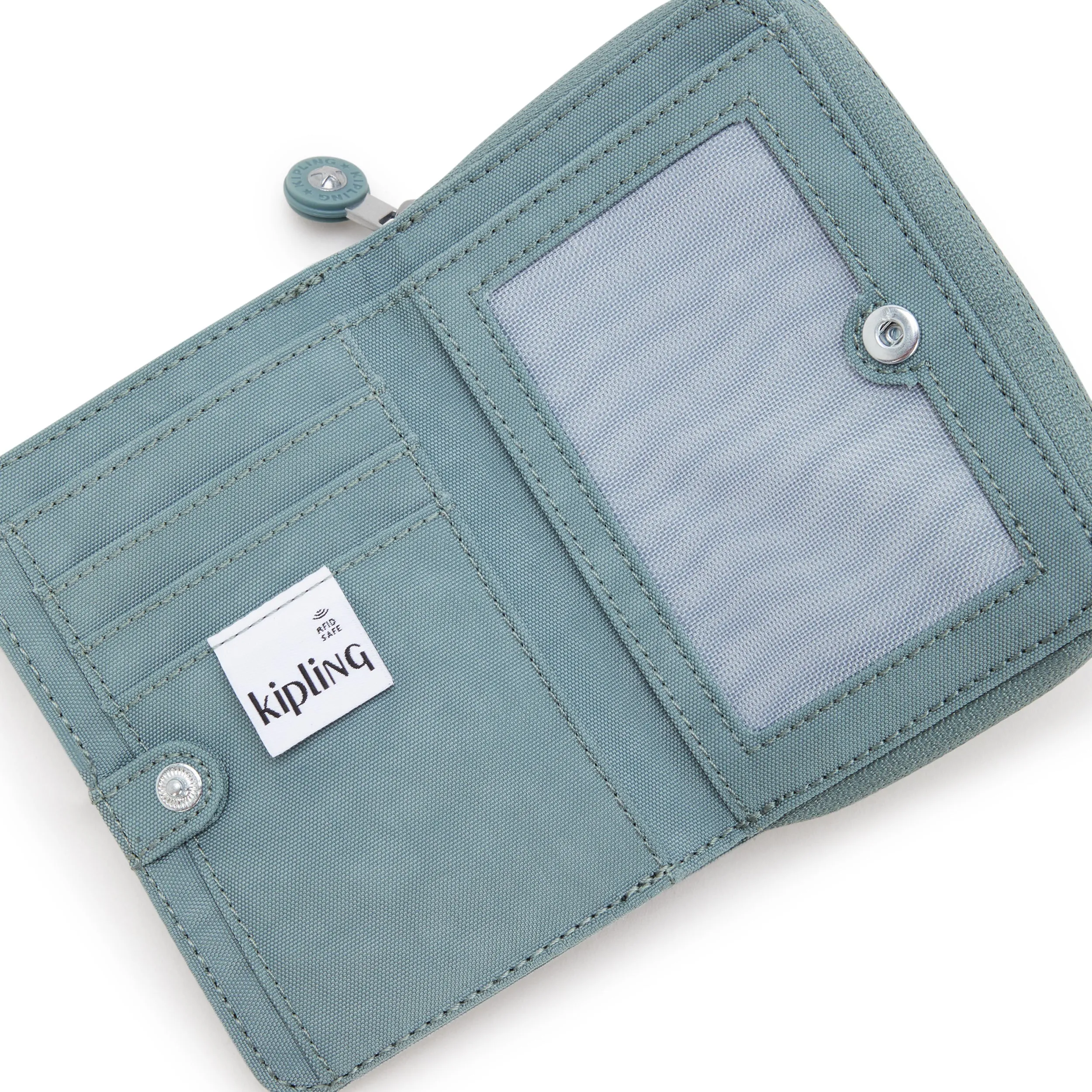 Kipling Money Love Small Wallet - Relaxed Grey