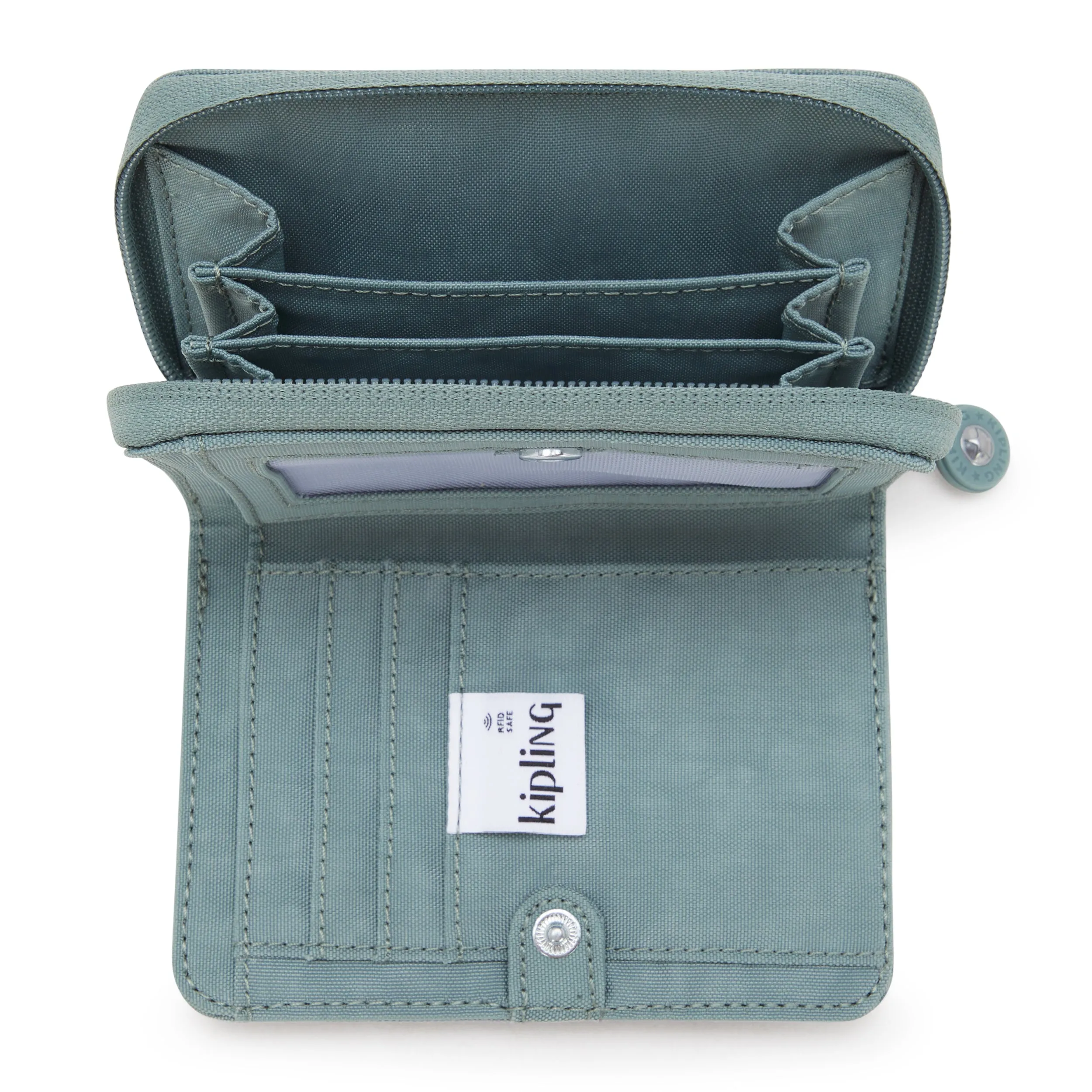 Kipling Money Love Small Wallet - Relaxed Grey
