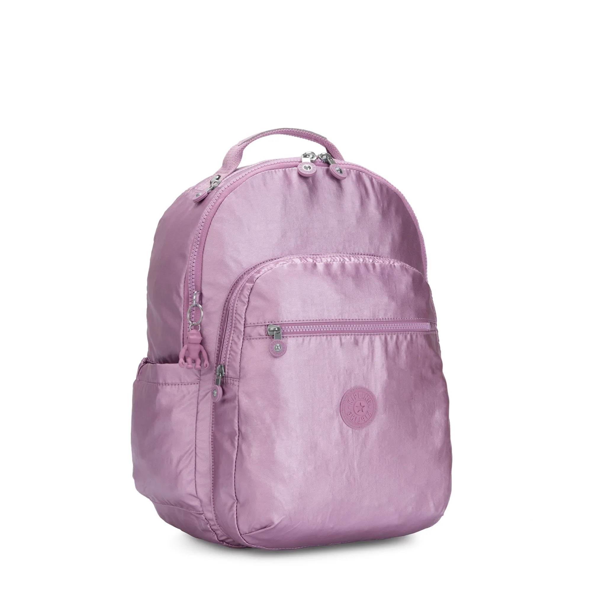 Kipling Seoul Large Metallic Berry 15" Laptop Backpack