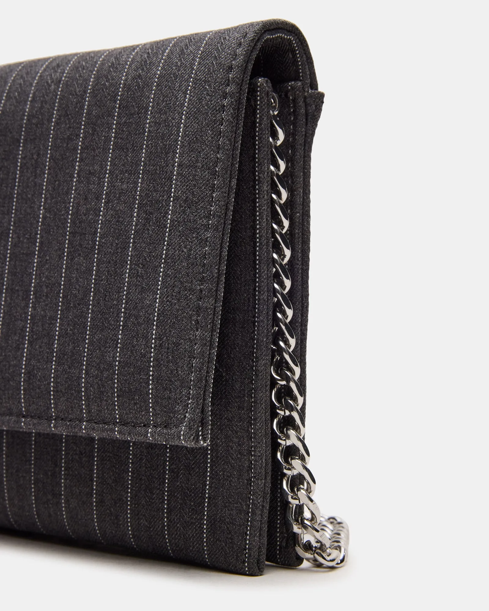 KITTIE HEEL AND JULIANA BAG GRAY PINSTRIPE BUNDLE