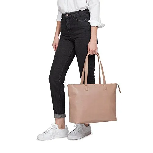 Knomo London Mayfair Luxe 15" Maddox Zip Top Tote