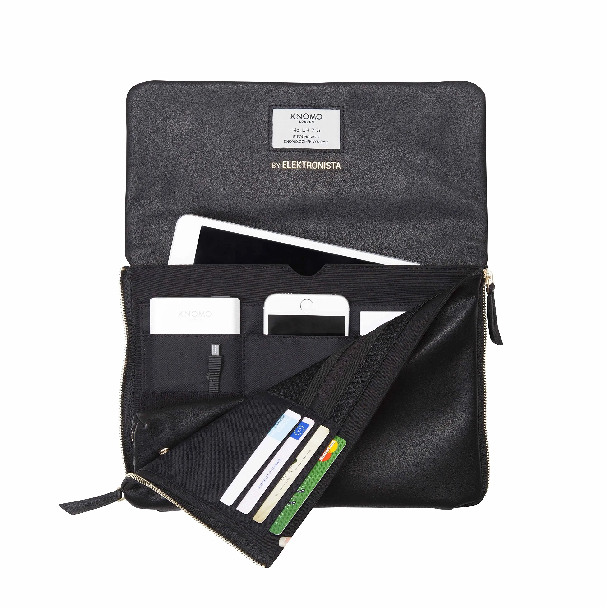 Knomo London Mayfair Luxe Elektronista 10" Digital Clutch Bag
