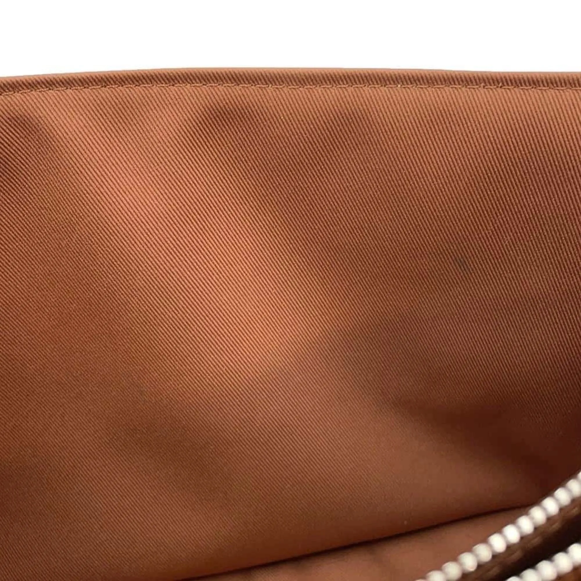 Leather Montsouris Backpack with Dust Bag and Name Tag