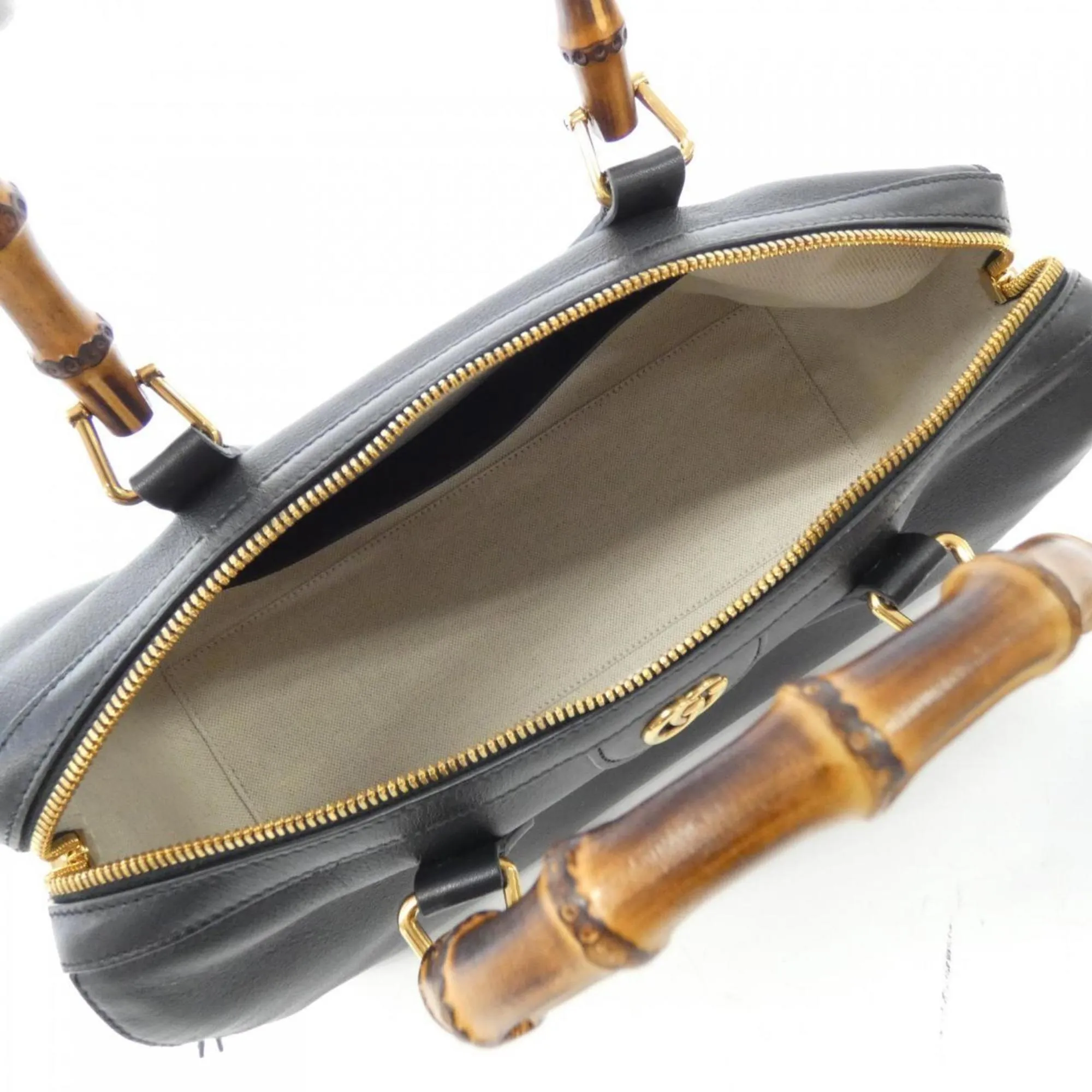 Leather Shoulder Bag with Dust Bag and Shoulder Strap