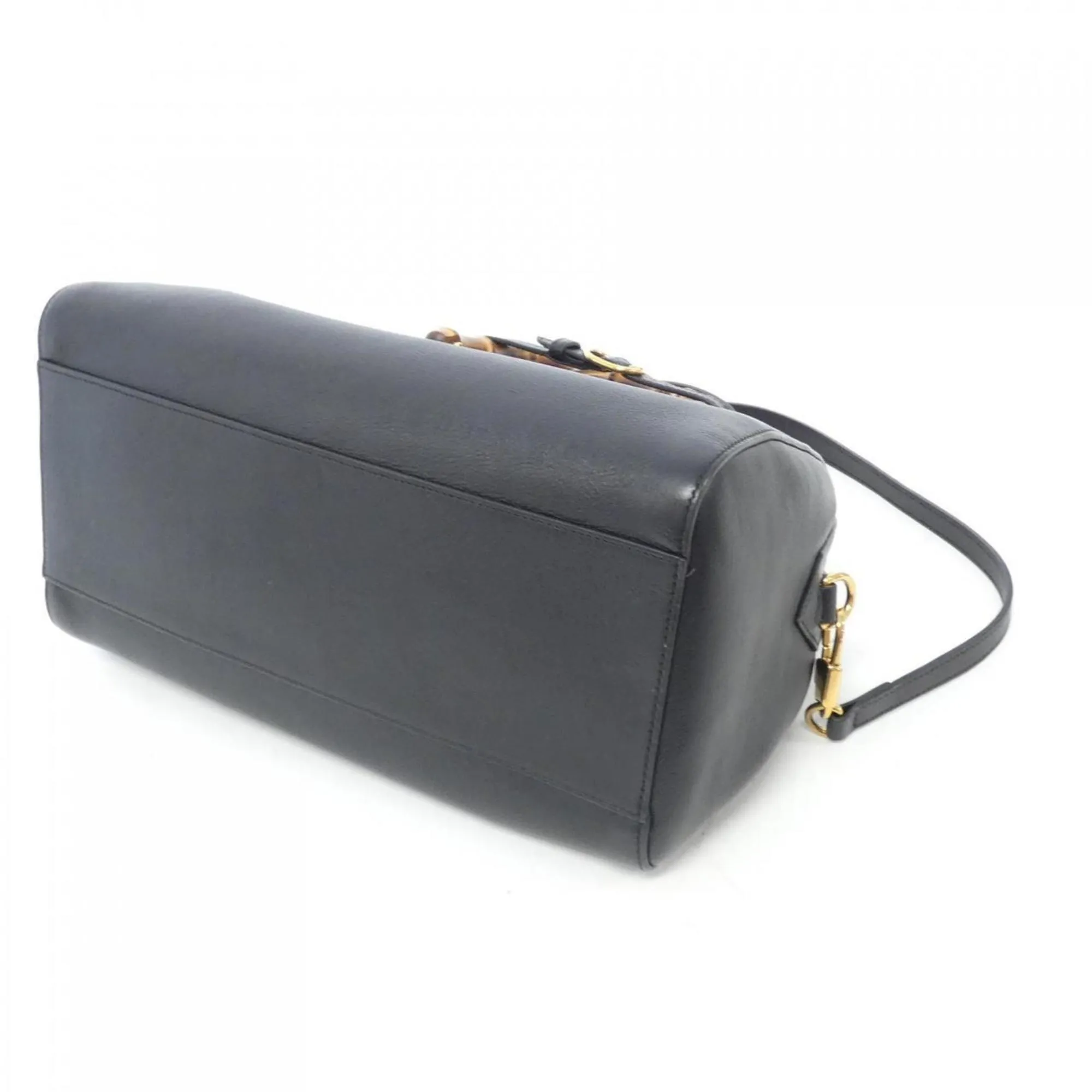 Leather Shoulder Bag with Dust Bag and Shoulder Strap