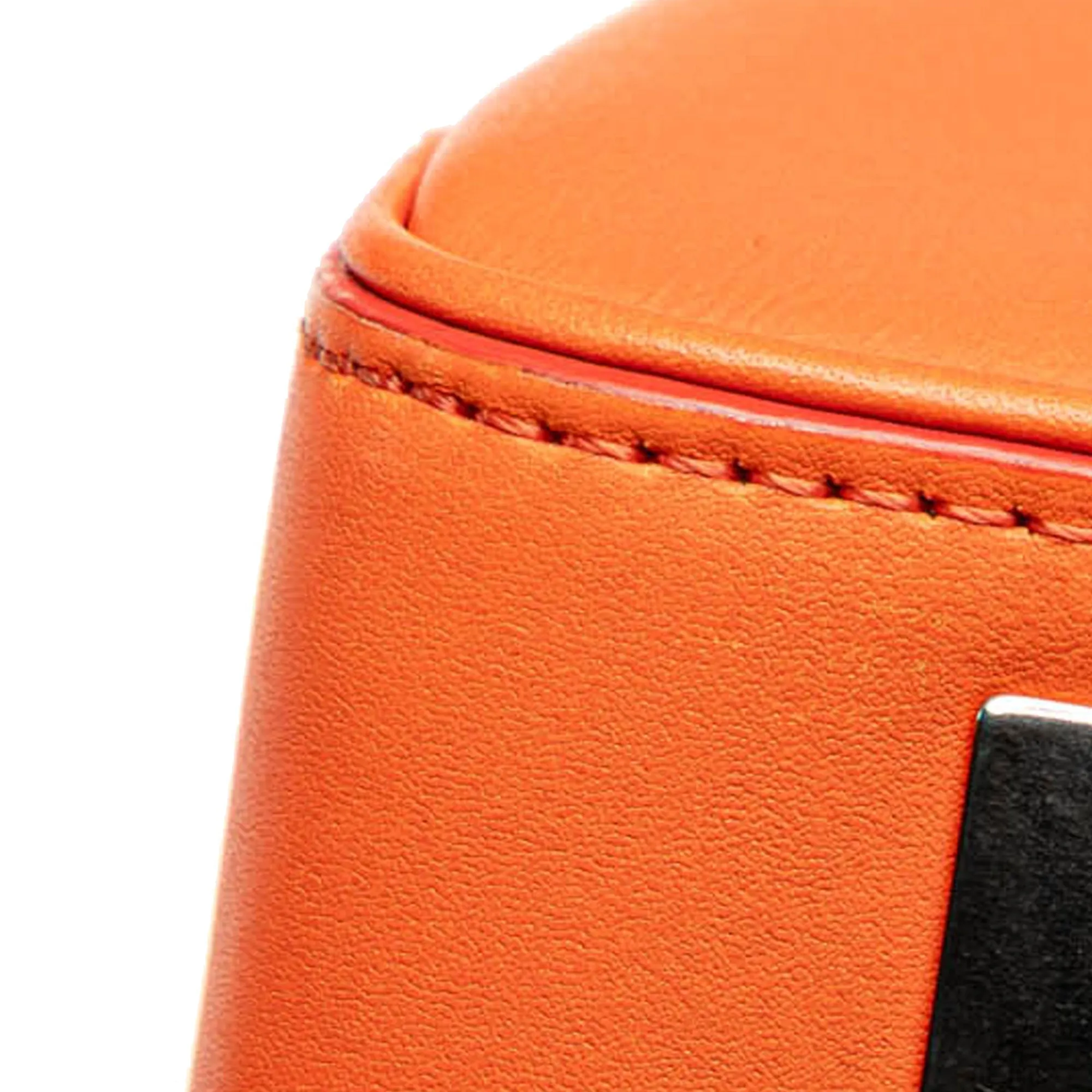 Leather Side Lock Dragonne Shoulder Bag