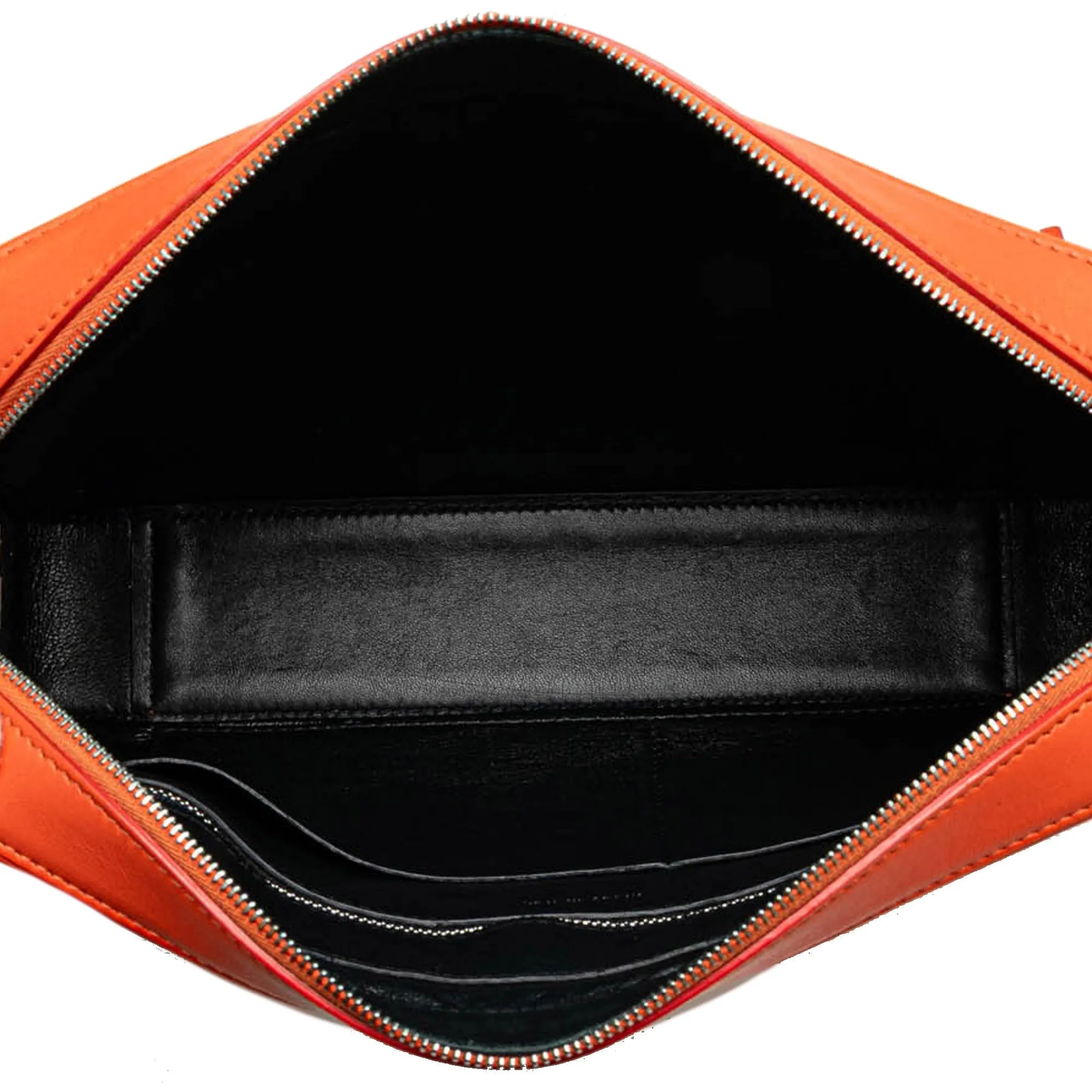 Leather Side Lock Dragonne Shoulder Bag