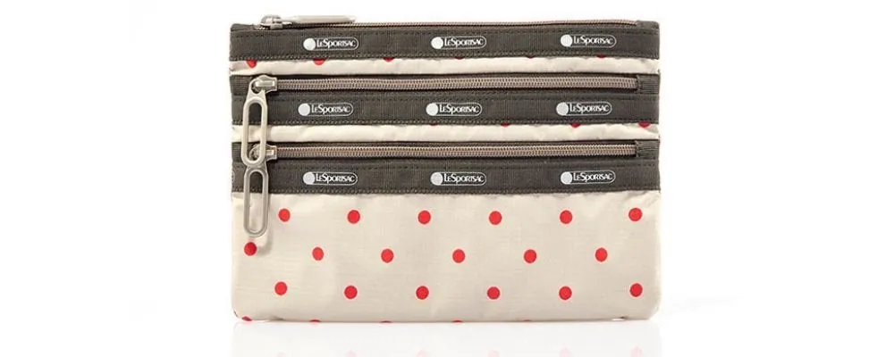 LeSportsac Essential Classic 3 Zip Pouch