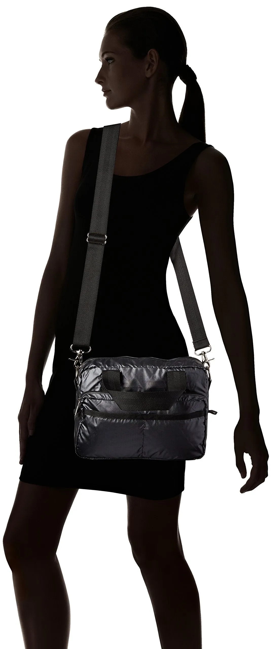 LeSportsac Medium Two Zip Cross Body