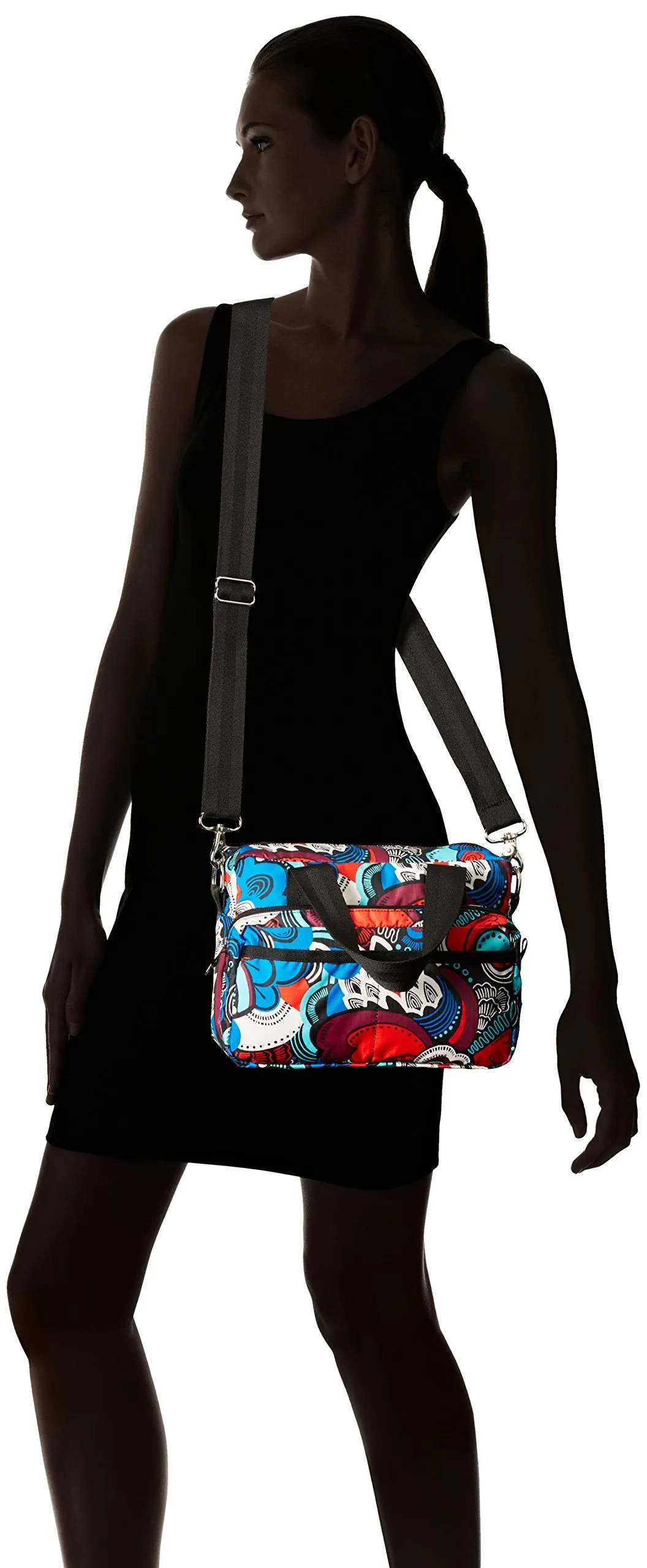 LeSportsac Medium Two Zip Cross Body