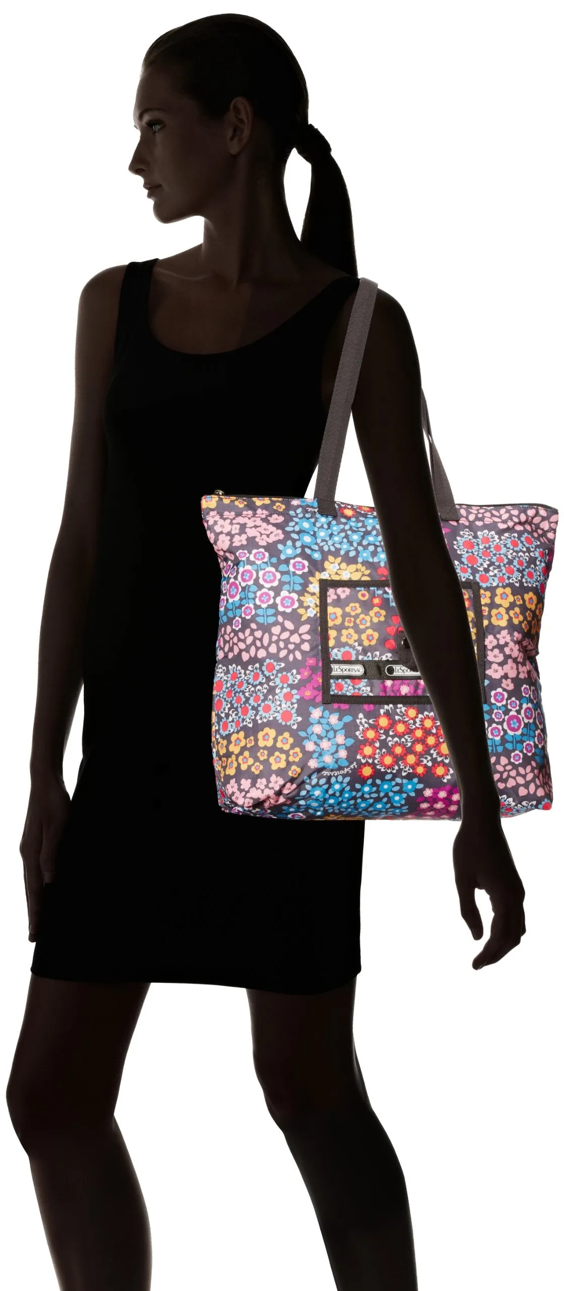 LeSportsac Ziptop Rollup Shoulder Bag